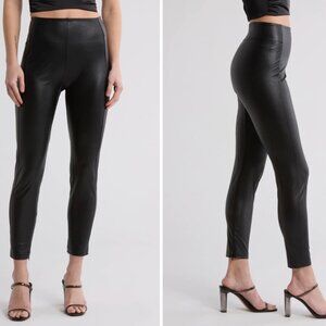 NWT Honeylove Vegan Faux Leather Leggings | Black | M
